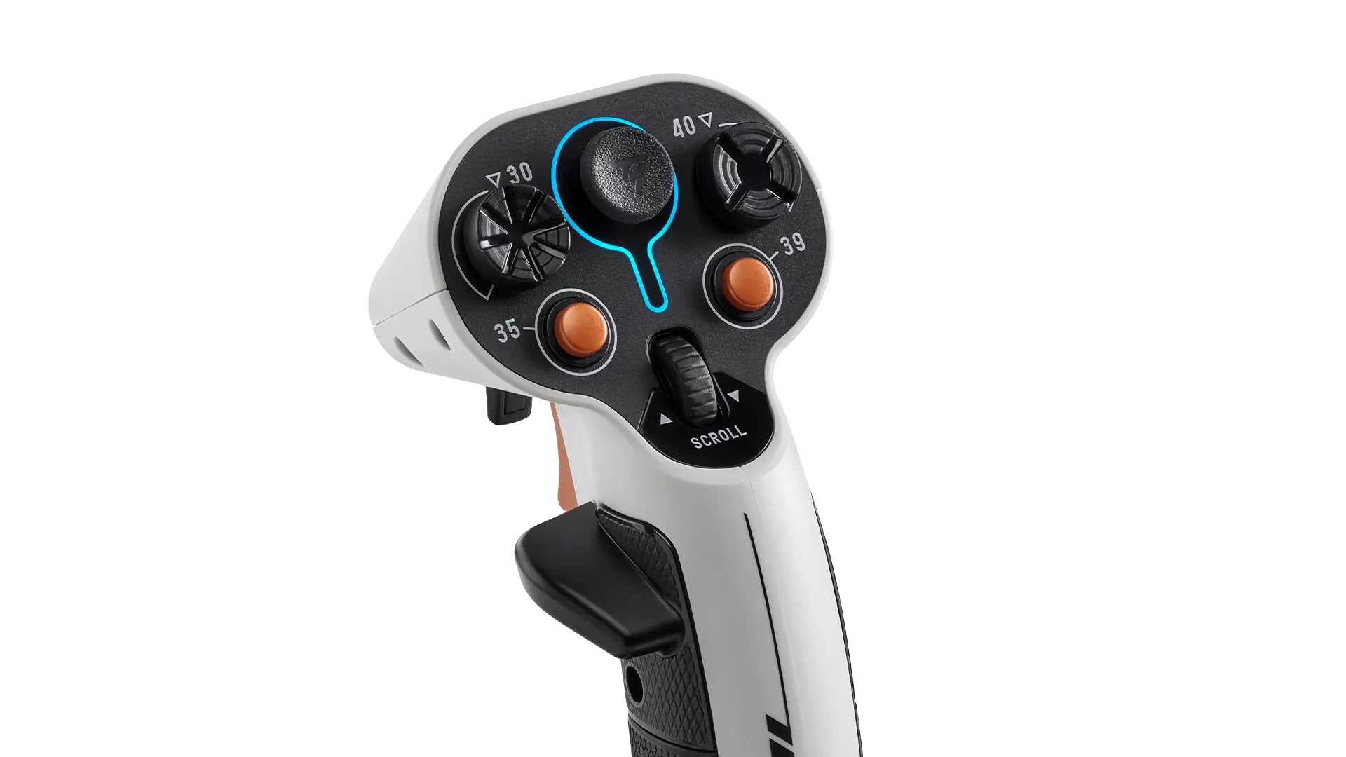 Thrustmaster Sol-R 1 Flightstick Black, White USB Analogue / Digital PC (2960920)