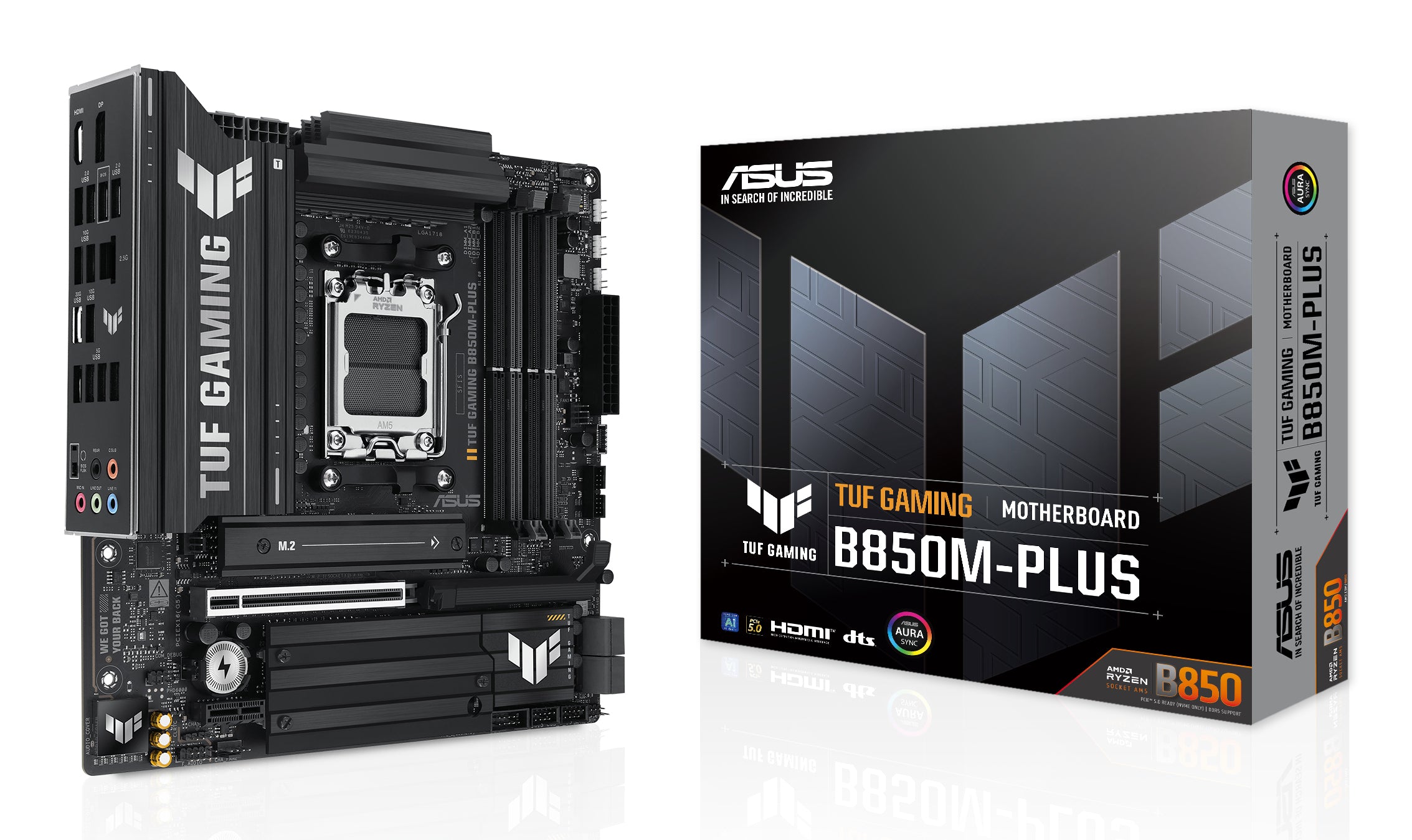 ASUS TUF GAMING B850M-PLUS AMD B850 Socket AM5 micro ATX (90MB1IX0-M0EAY0)