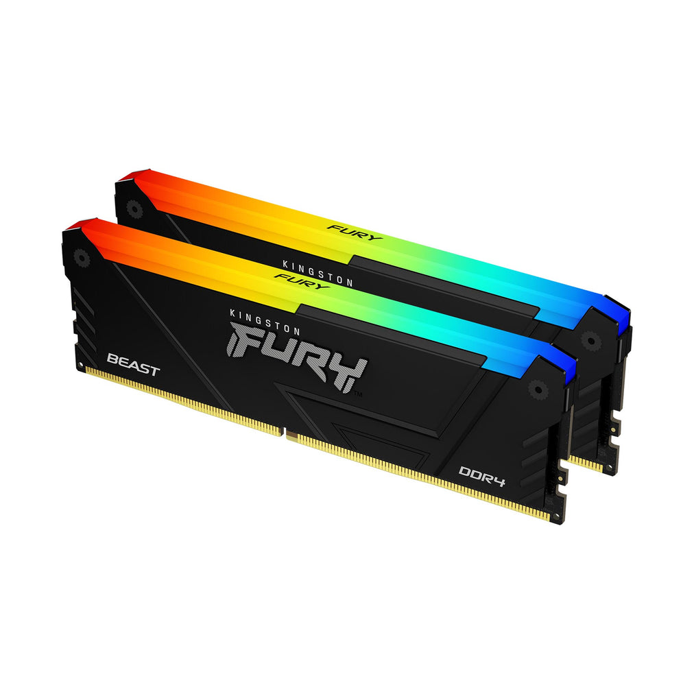 Kingston Technology FURY Beast 16GB 3600MT/s DDR4 CL17 DIMM (Kit of 2) RGB (KF436C17BB2AK2/16)