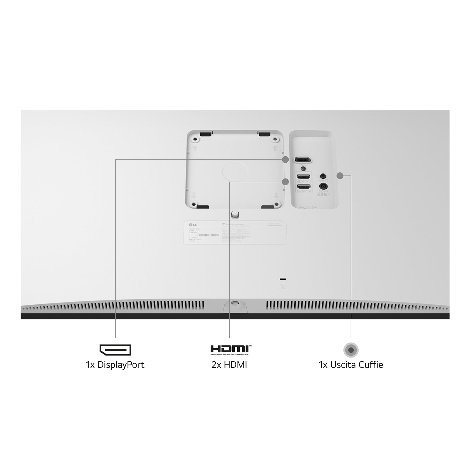 LG 27US550-W computer monitor 68.6 cm (27") 3840 x 2160 pixels 4K Ultra HD LCD White (27US550-W.AEU)