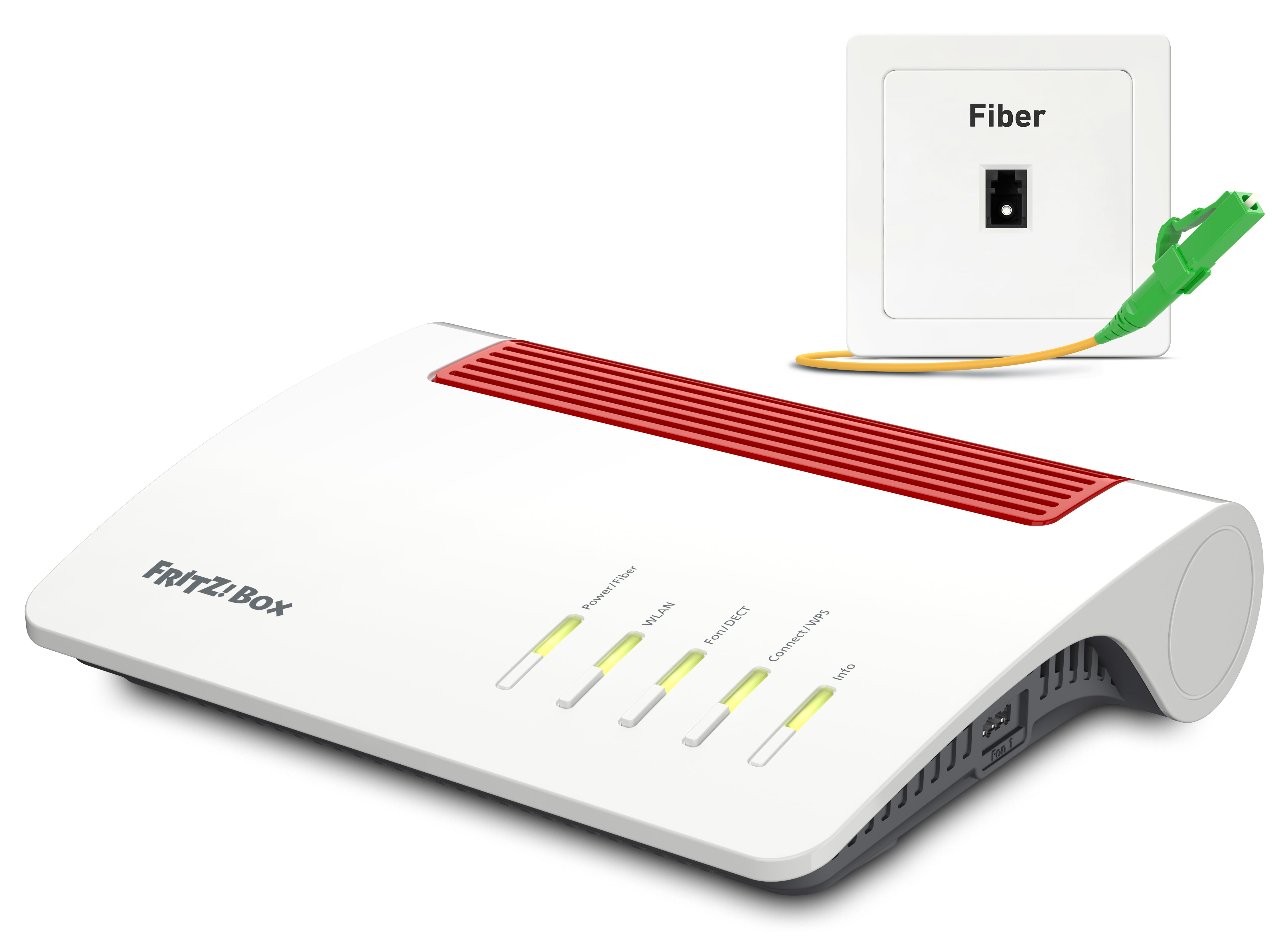 Fritz! Box 5590 Fiber wireless router Gigabit Ethernet Dual-band (2.4 GHz / 5 GHz) White (20002981)