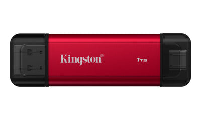 Kingston Technology 1TB Dual USB-A/C Portable SSD, Up to 1050MB/s USB 3.2 Gen 2 (SPSD/1TB)