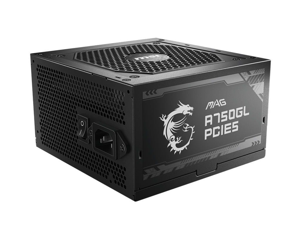 MSI MAG A750GL PCIE5 power supply unit 750 W 20+4 pin ATX ATX Black (306-7ZP8B11-CE0)