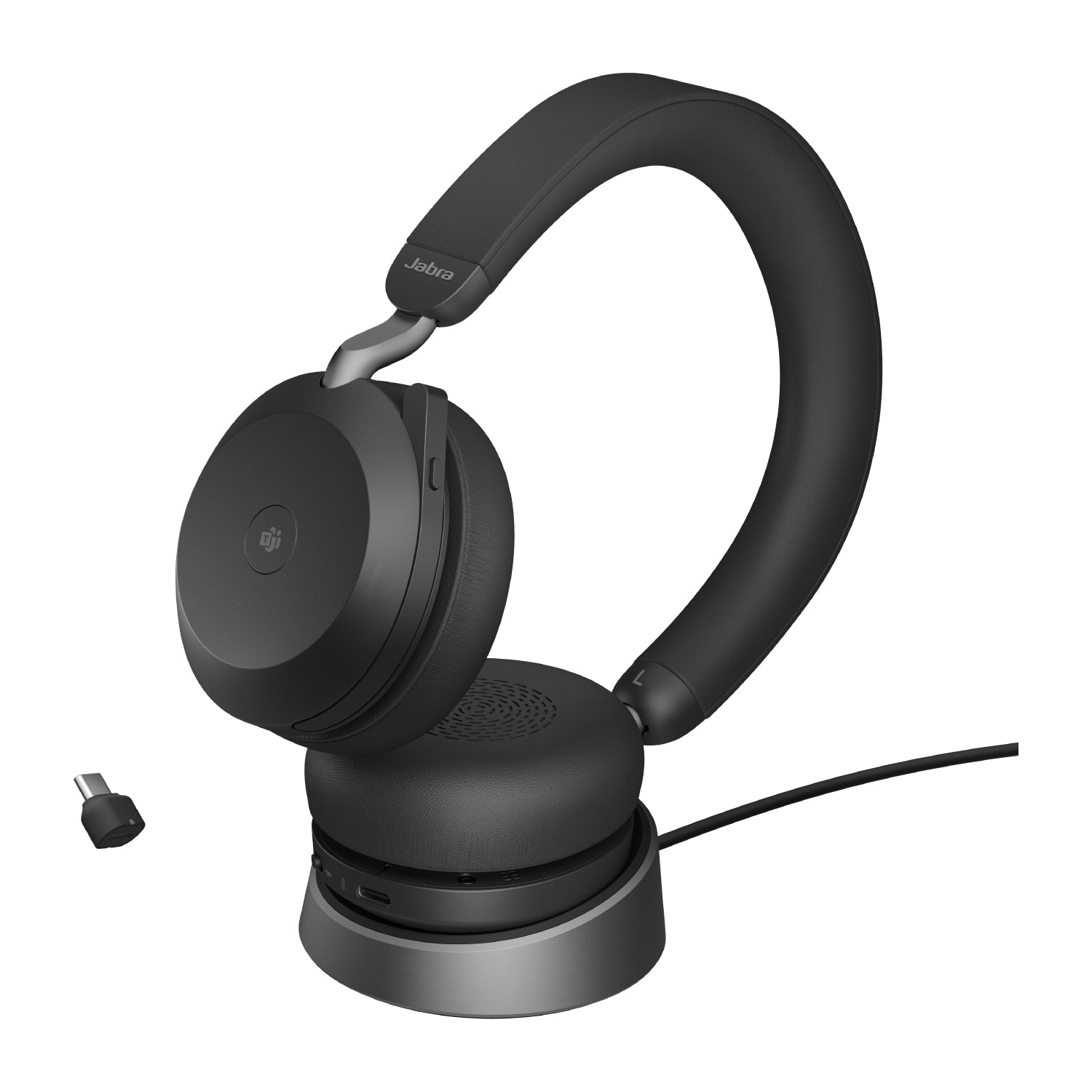 Jabra Evolve2 75 - USB-C MS Teams with Desk Stand - Black (27599-999-889)