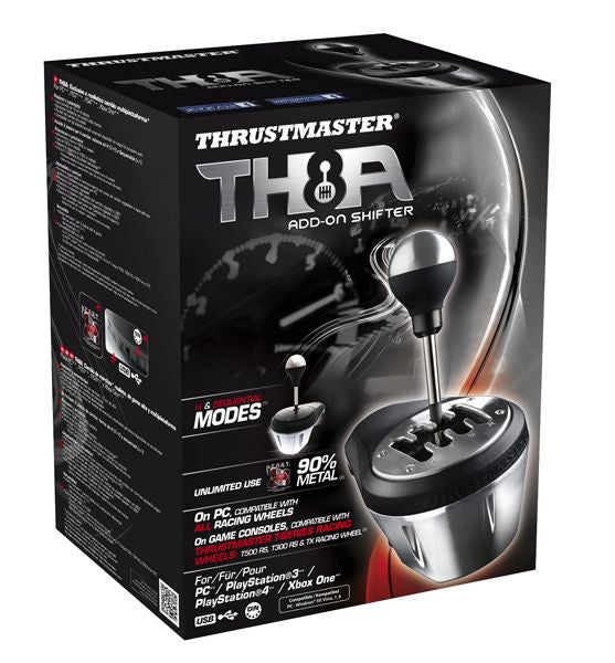 Thrustmaster 4060059 Gaming Controller Black, Metallic USB Shifter add-on Analogue PC, PlayStation 4, PlayStation 5, Playstation 3, Xbox One, Xbox Ser