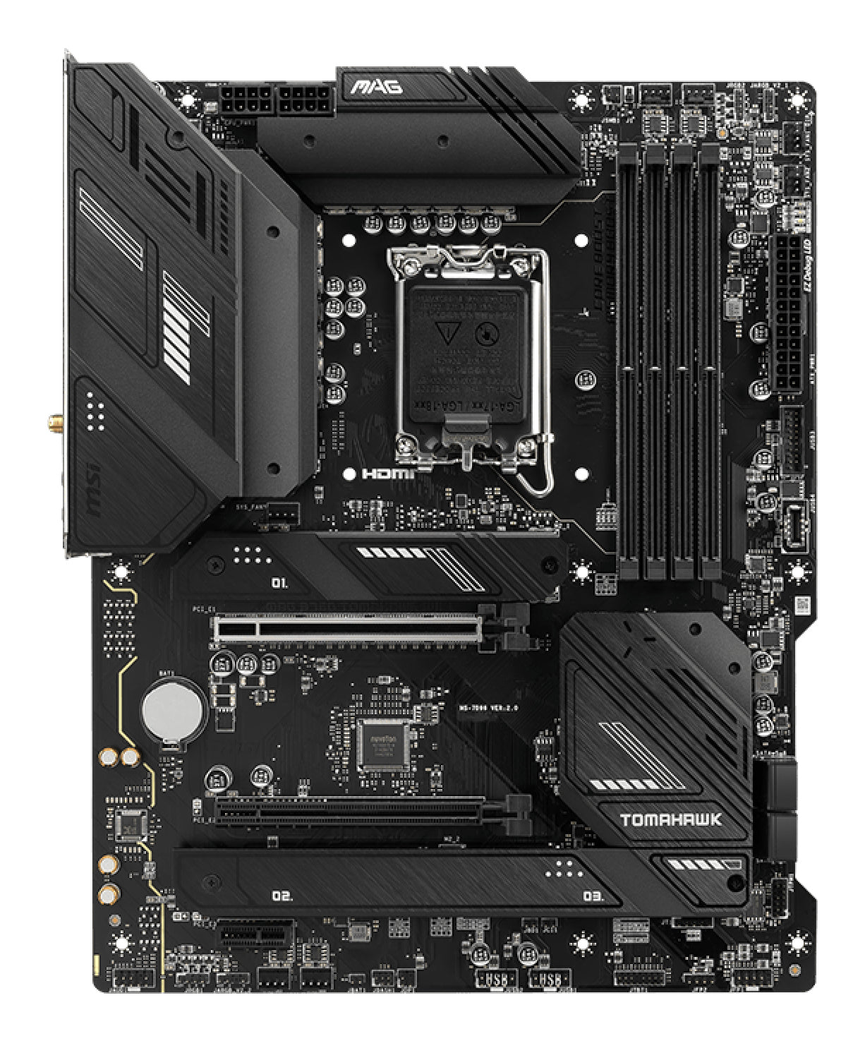 MSI MAG B760 TOMAHAWK WIFI motherboard Intel B760 LGA 1700 ATX (7D96-003R)