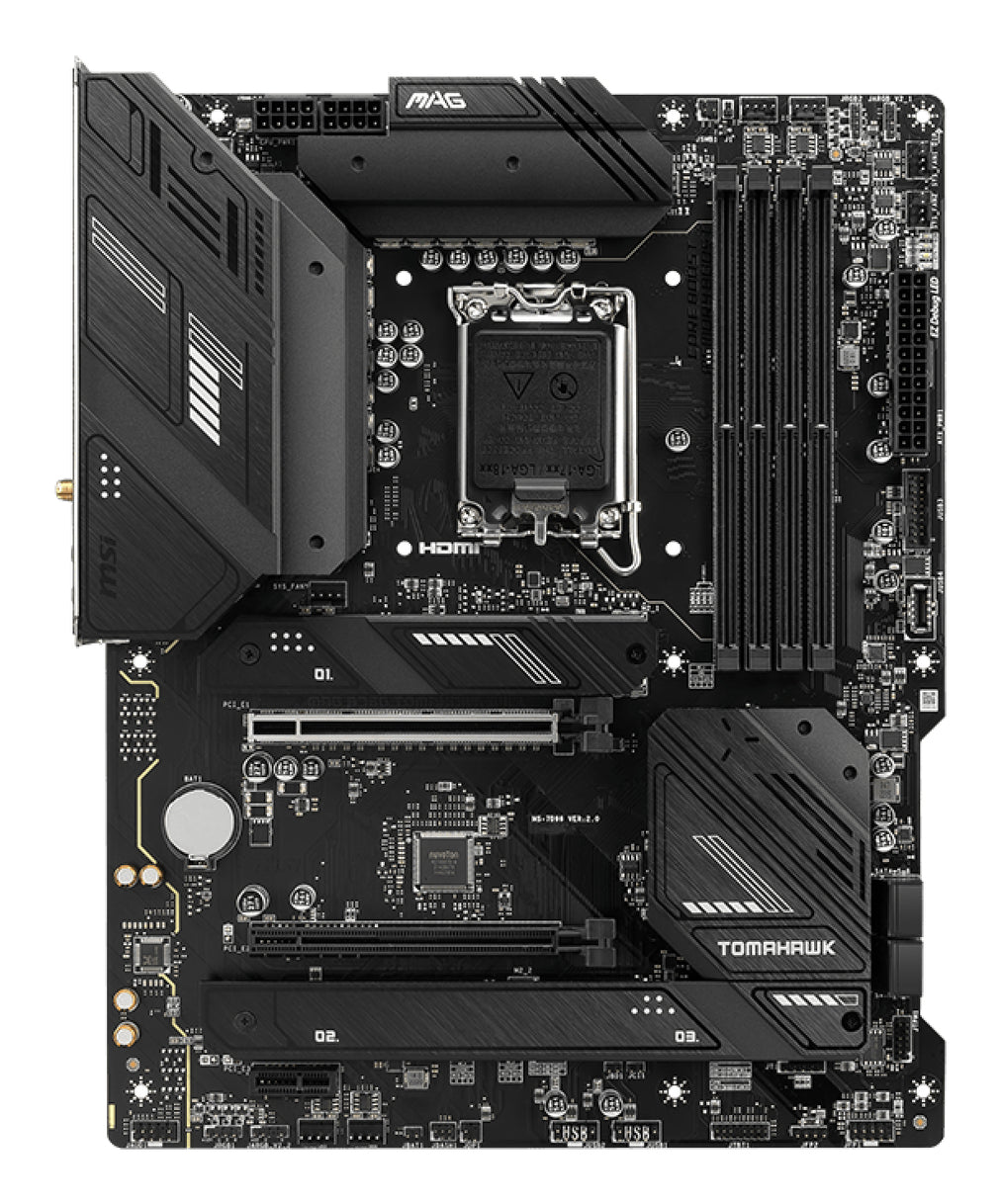 MSI MAG B760 TOMAHAWK WIFI motherboard Intel B760 LGA 1700 ATX (7D96-003R)