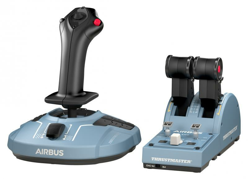 Thrustmaster TCA Officer Pack Airbus Edition Black, Blue USB Flight Sim Analogue / Digital PC (2960842)
