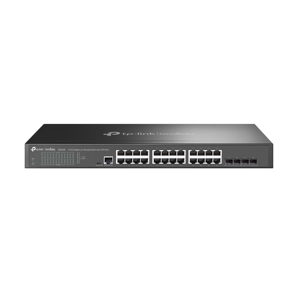 TP-Link Omada 24-Port Gigabit L2+ Managed Switch with 4 SFP Slots (TL-SG3428)