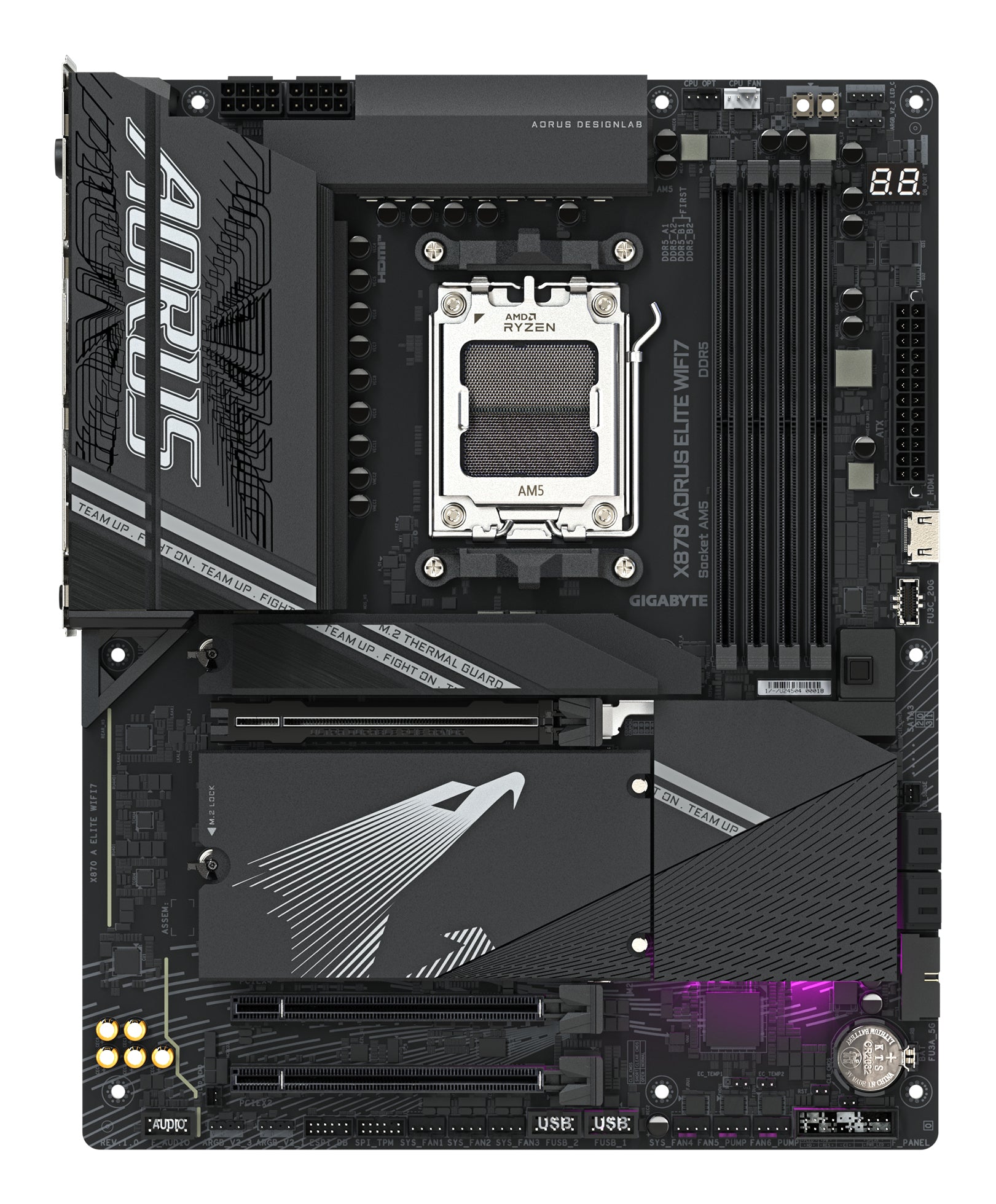 GIGABYTE X870 AORUS ELITE WIFI7 Motherboard (X870 A ELITE WIFI7)
