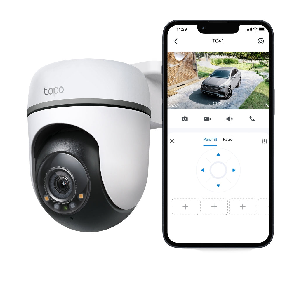TP-Link Tapo TC41 V2 Spherical IP security camera Indoor & outdoor 2304 x 1296 pixels Ceiling/Wall/Pole