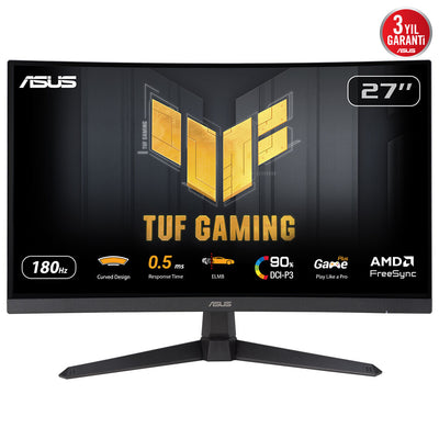 ASUS TUF Gaming VG27WQ3B computer monitor 68.6 cm (27") 2560 x 1440 pixels Quad HD LCD Black (90LM0AQ1-B01170)
