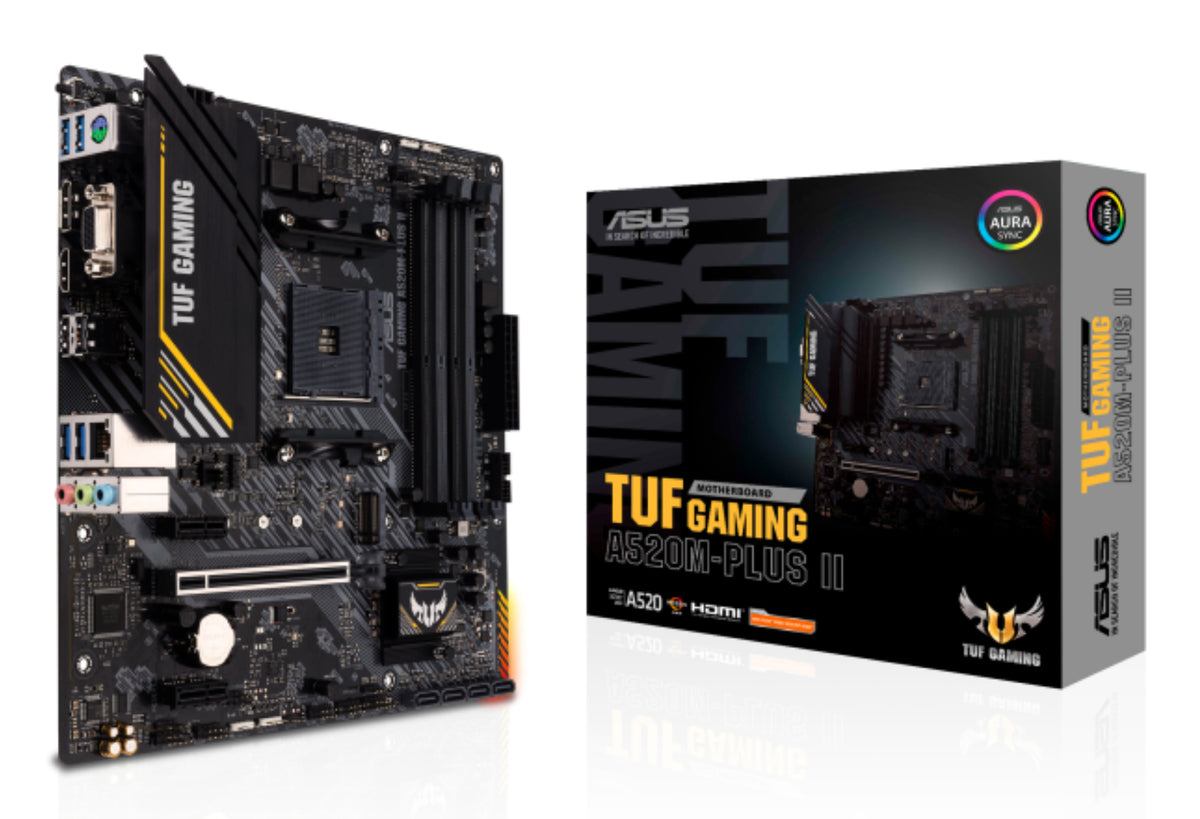 ASUS TUF GAMING A520M-PLUS II AMD A520 Socket AM4 micro ATX (90MB17G0-M0EAY0)