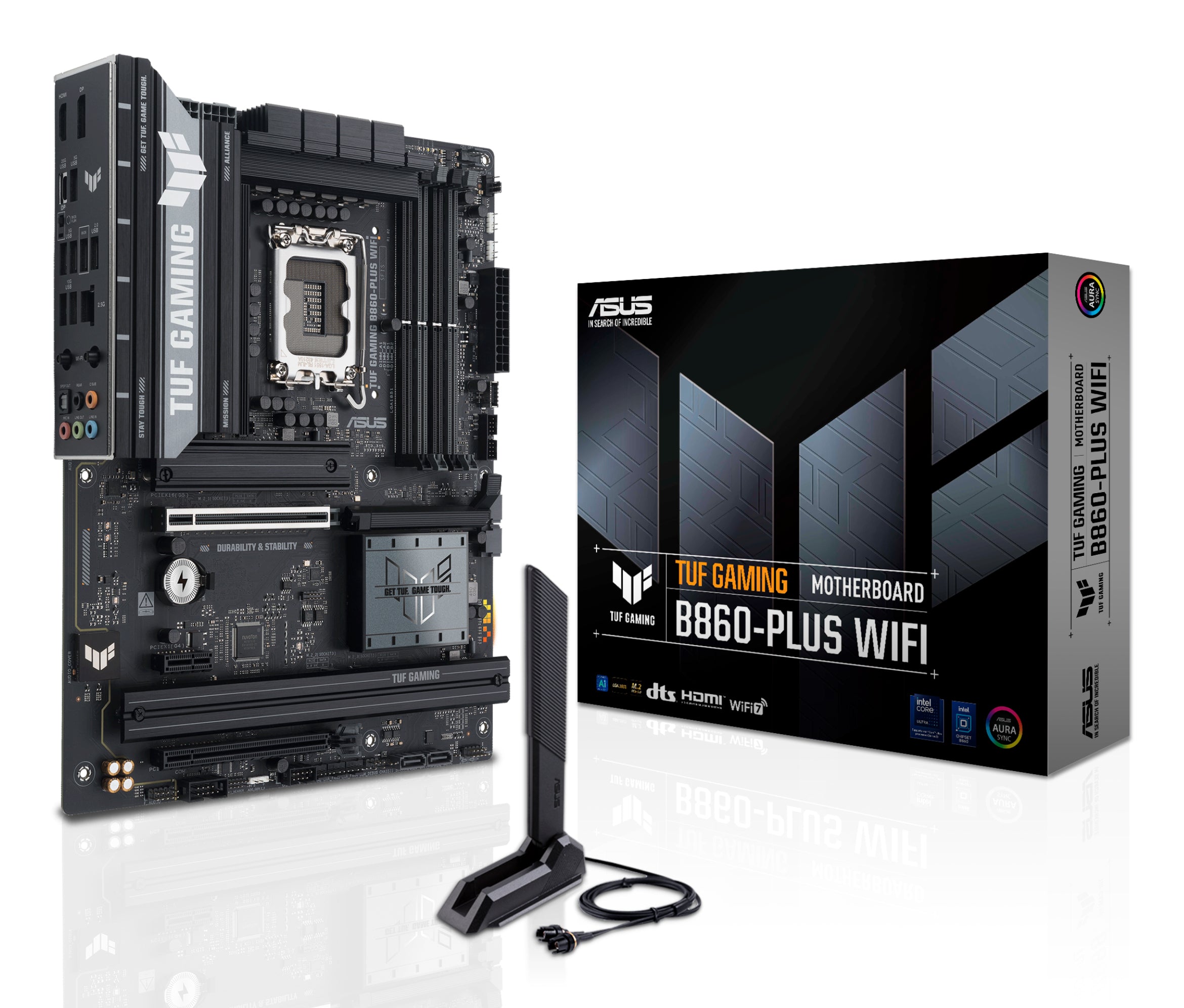 ASUS TUF GAMING B860-PLUS WIFI Intel B860 LGA 1851 (Socket V1) ATX (90MB1JL0-M0EAY0)