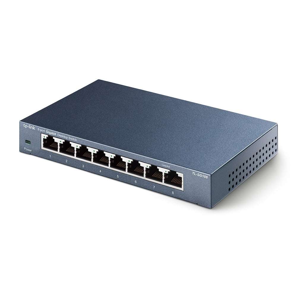 TP-Link 8-Port 10/100/1000Mbps Desktop Network Switch (TL-SG108)