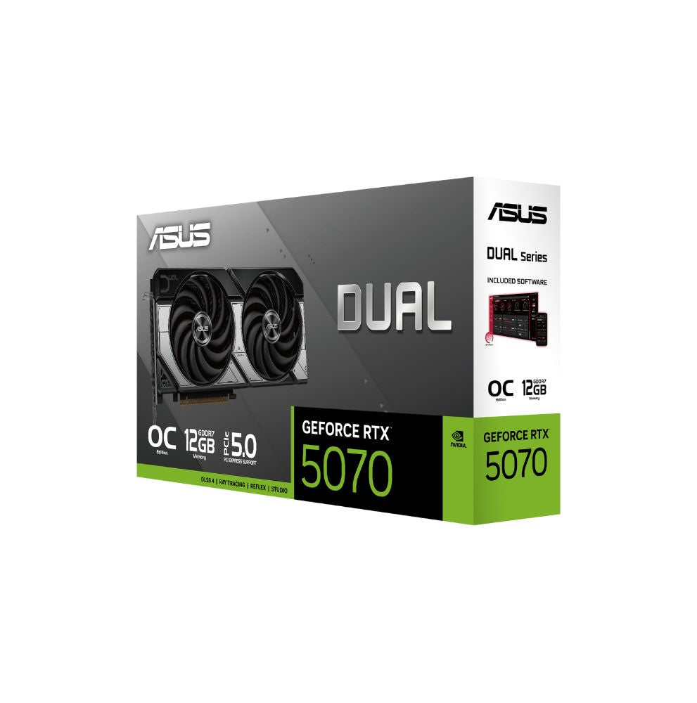 ASUS Dual GeForce RTX™ 5070 12GB GDDR7 OC Edition