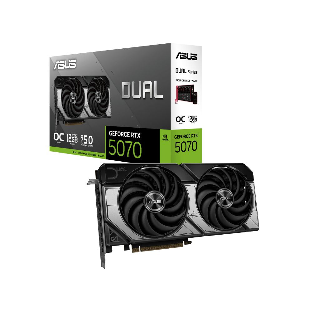 ASUS Dual GeForce RTX™ 5070 12GB GDDR7 OC Edition