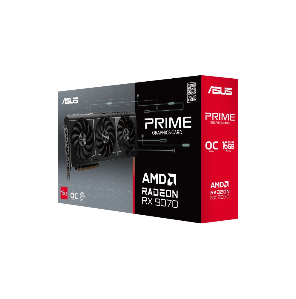 ASUS Prime Radeon RX 9070 16GB GDDR6 OC Edition