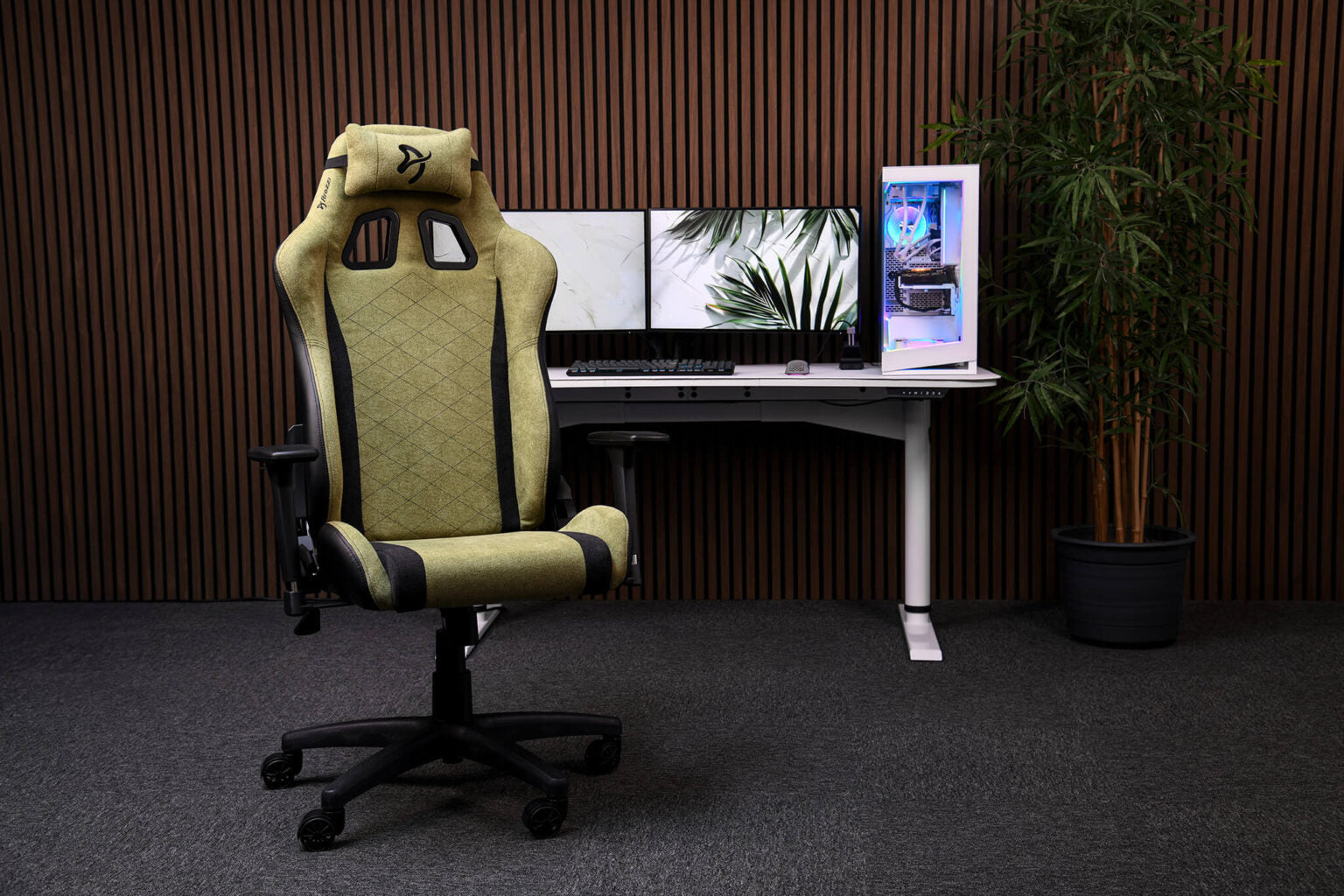 Arozzi Avanti SoftFabric™ - Moss Green