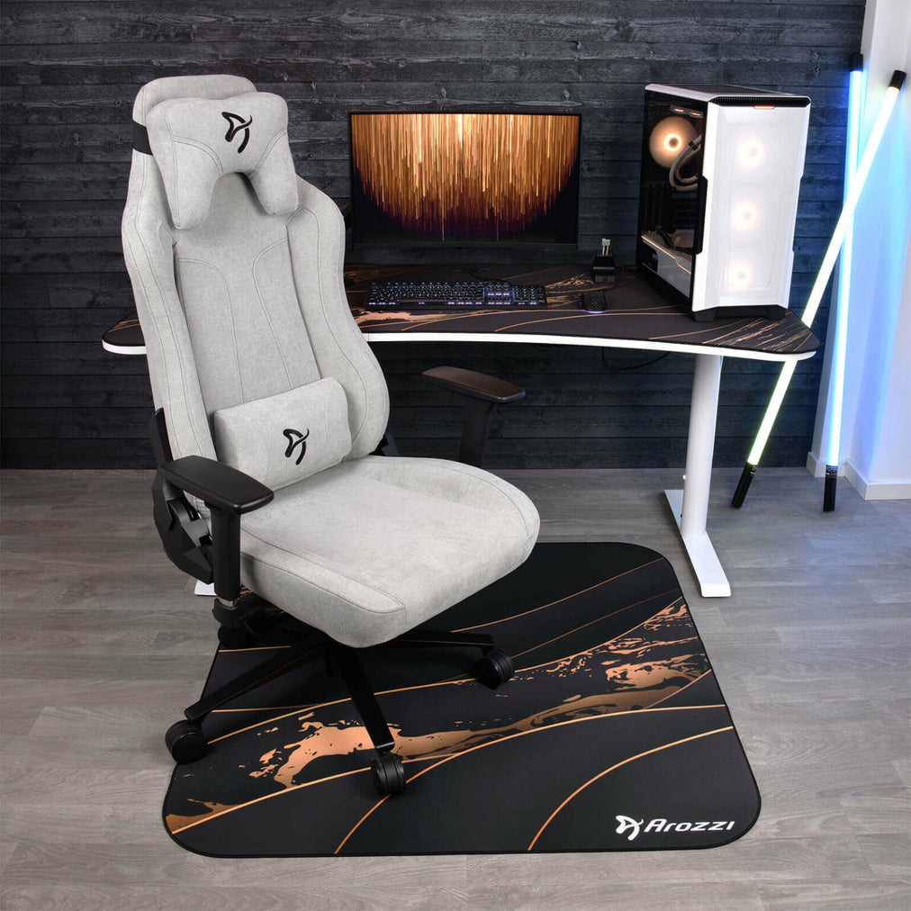 Arozzi ZONA Quattro Floor Pad - Black Gold