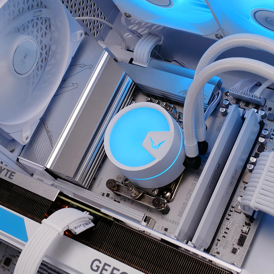Valkyrie A360 AIO CPU Liquid Cooler White