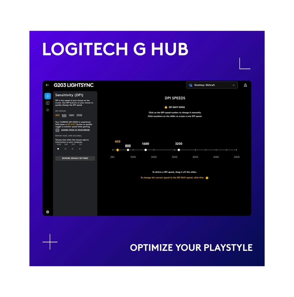 Logitech G203 Gaming black