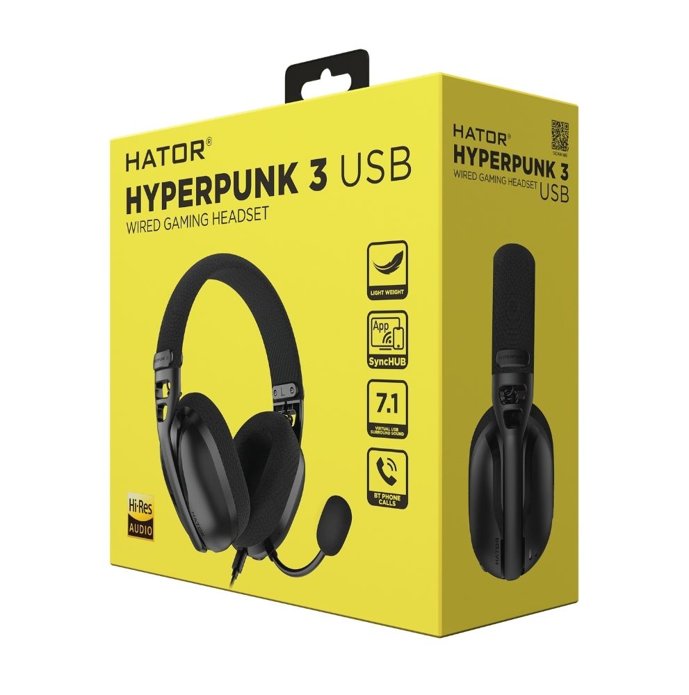 HATOR Hyperpunk 3 USB Black (ESH10)