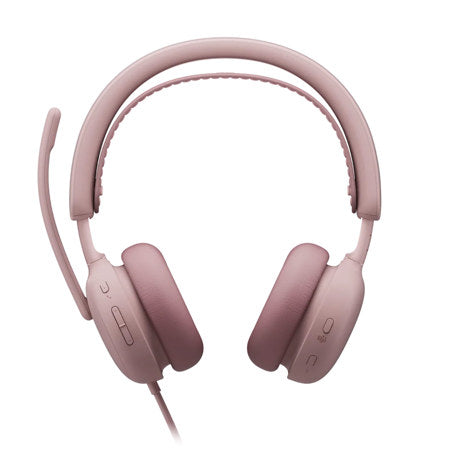 Logitech Zone Wired 2 Žičane Slušalice Rosé