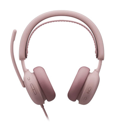 Logitech Zone Wired 2 Žičane Slušalice Rosé