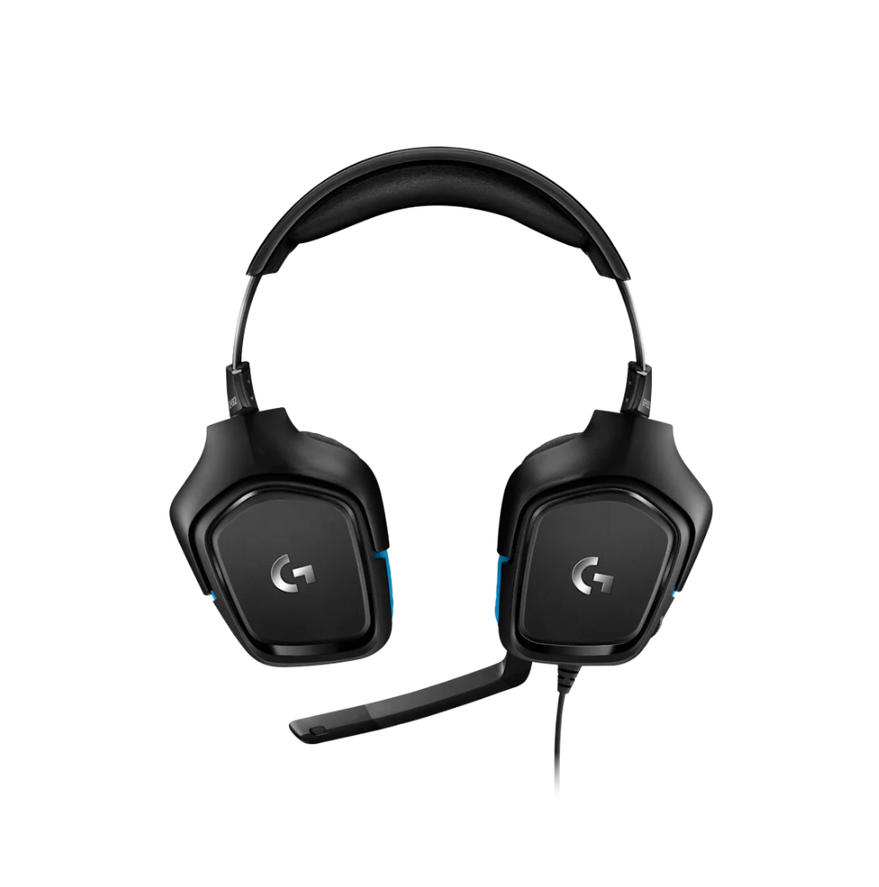 Logitech Headset G432 Black/Cyan