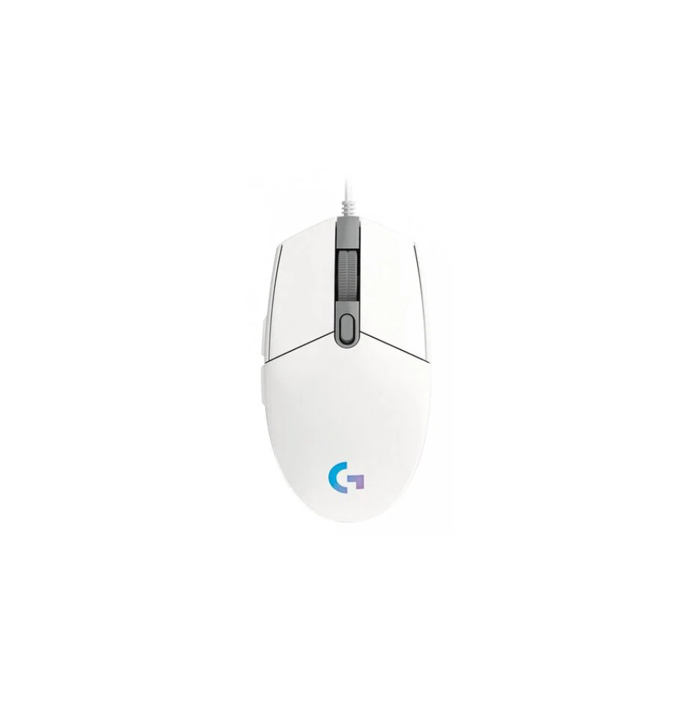 Logitech Mouse G203 Lightsync White