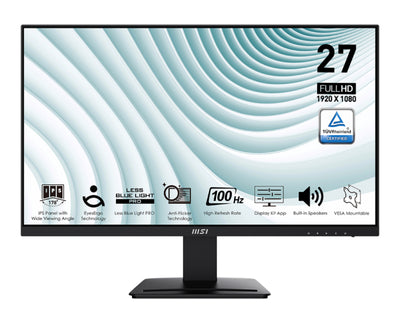 MSI 27 inča PRO MP273A FHD 1920x1080 IPS 100Hz business monitor