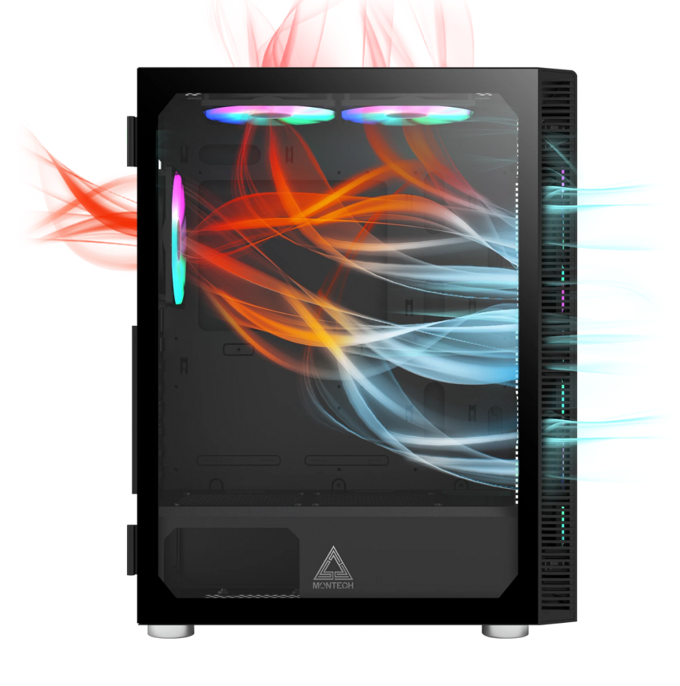 MONTECH X3 GLASS Black