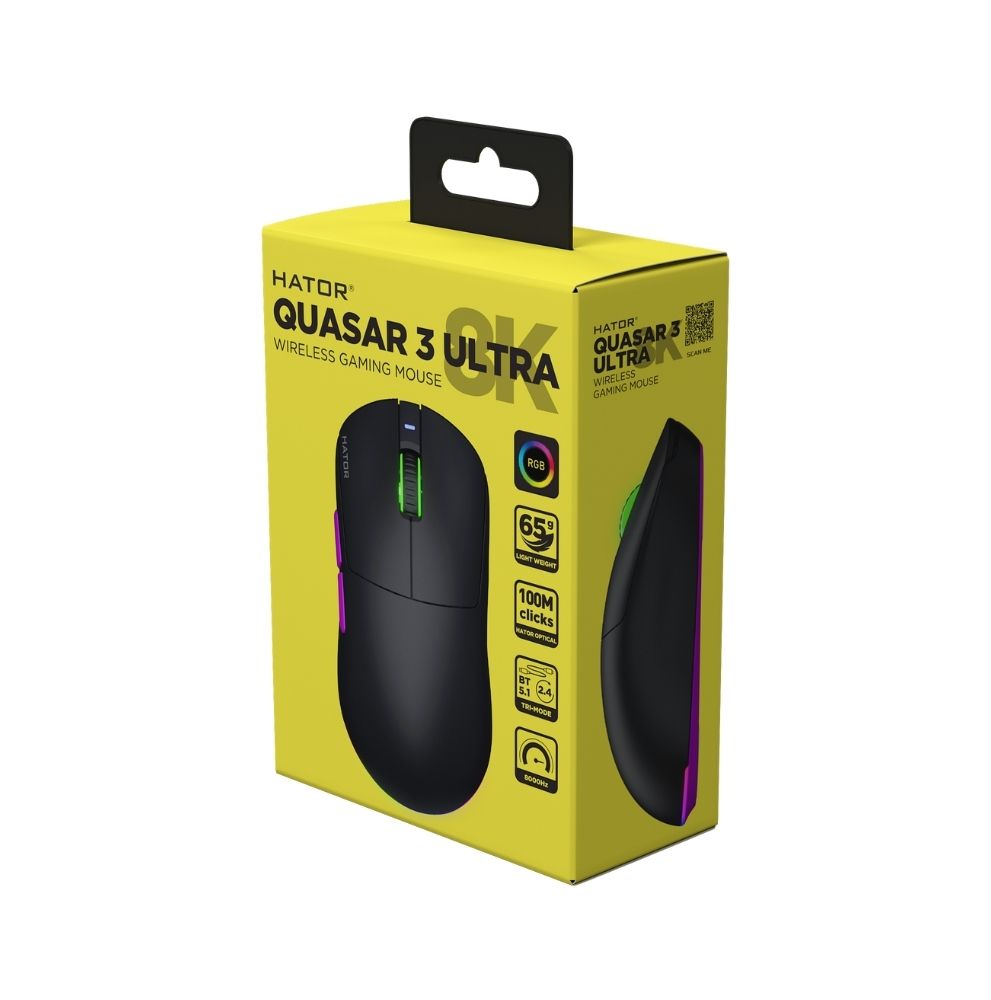 HATOR Quasar 3 Ultra 8K Wireless Black/Violet (HTM770)