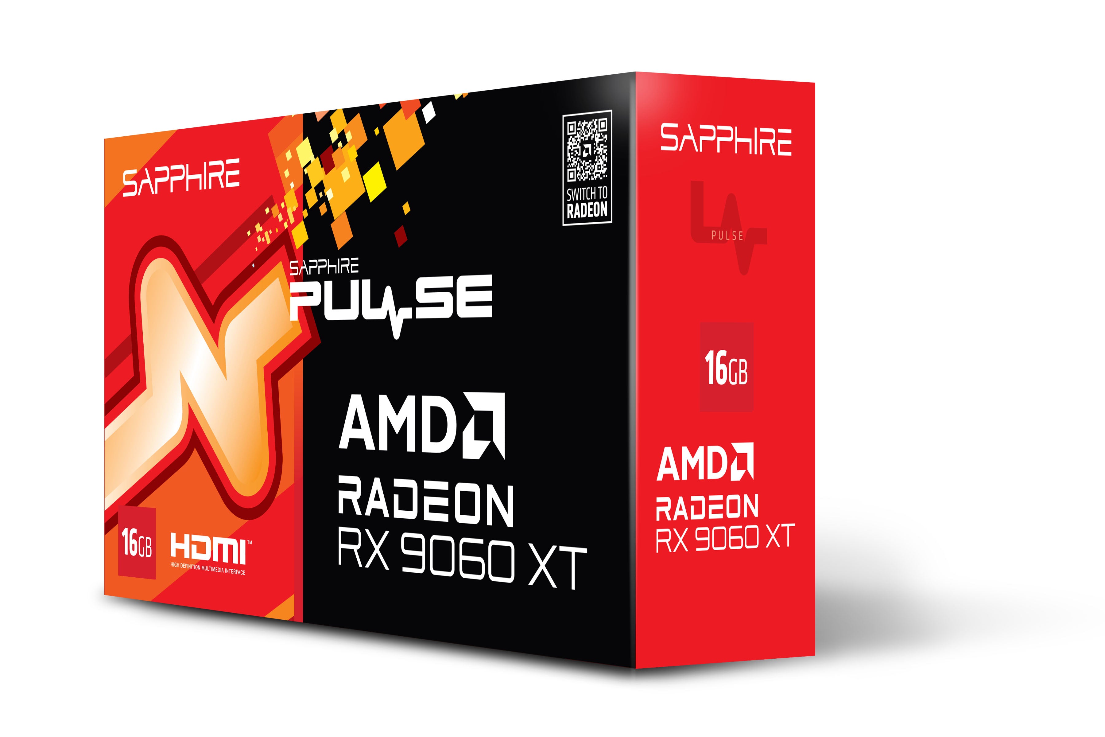 Sapphire PULSE AMD RADEON RX 9060 XT GAMING OC 16GB