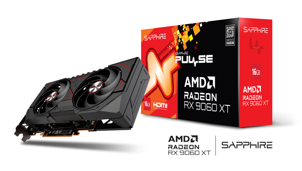 Sapphire PULSE AMD RADEON RX 9060 XT GAMING OC 16GB