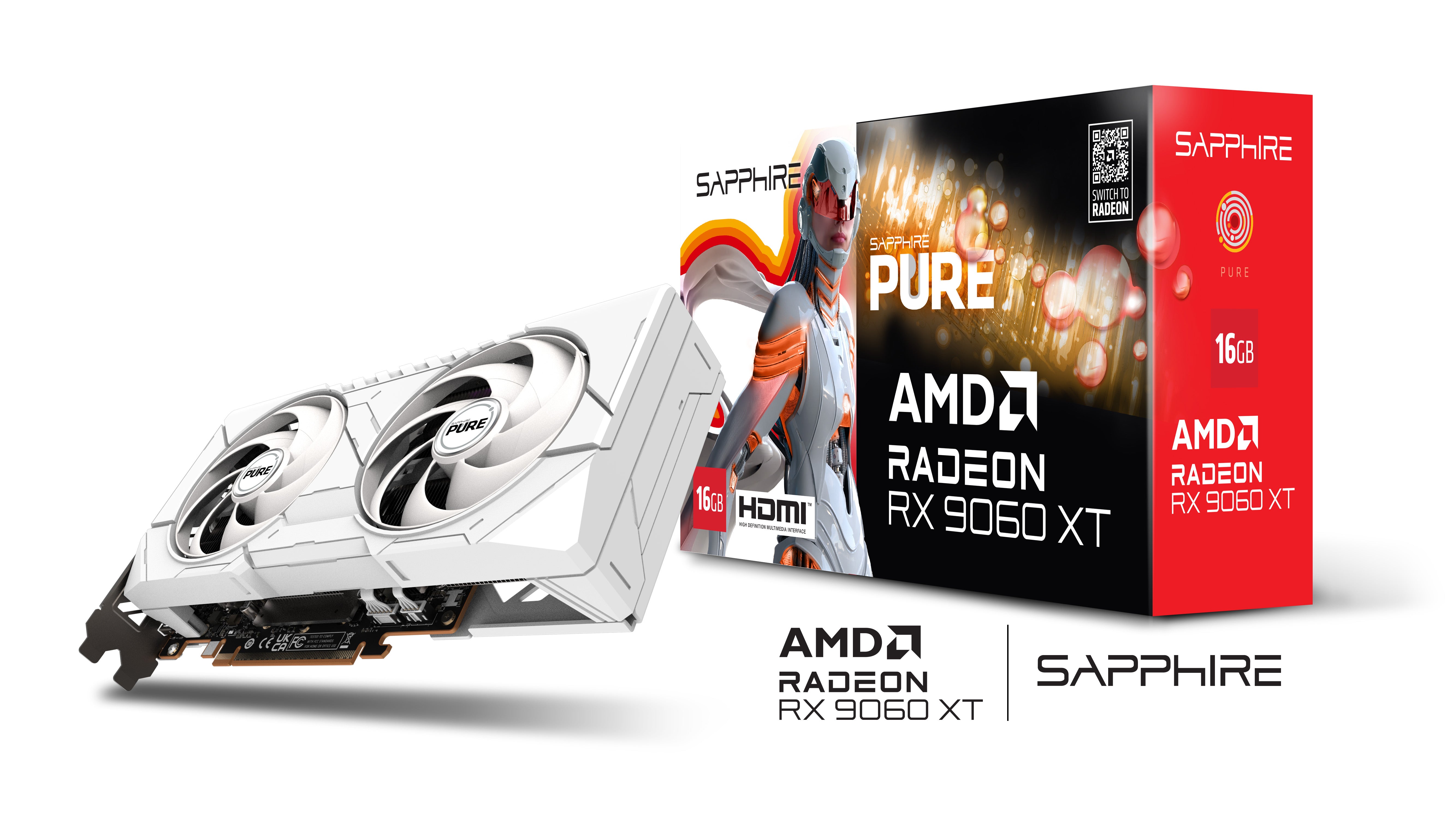 Sapphire RX9060XT PURE GAMING OC 16GB