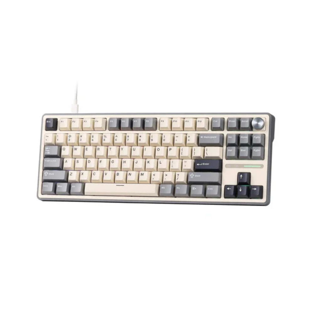 Royal Kludge R87 PRO TKL Žična Gejmerska Tastatura, Boja "Half Grey" - Creamy Prekidač
