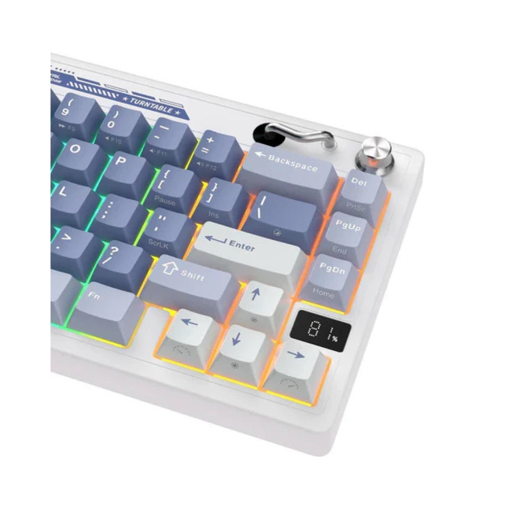 Royal Kludge RK M65 Tri-Mod RGB Ocean Blue Cream Prekidač