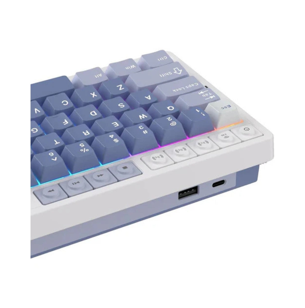 Royal Kludge RK M65 Tri-Mod RGB Ocean Blue Cream Prekidač