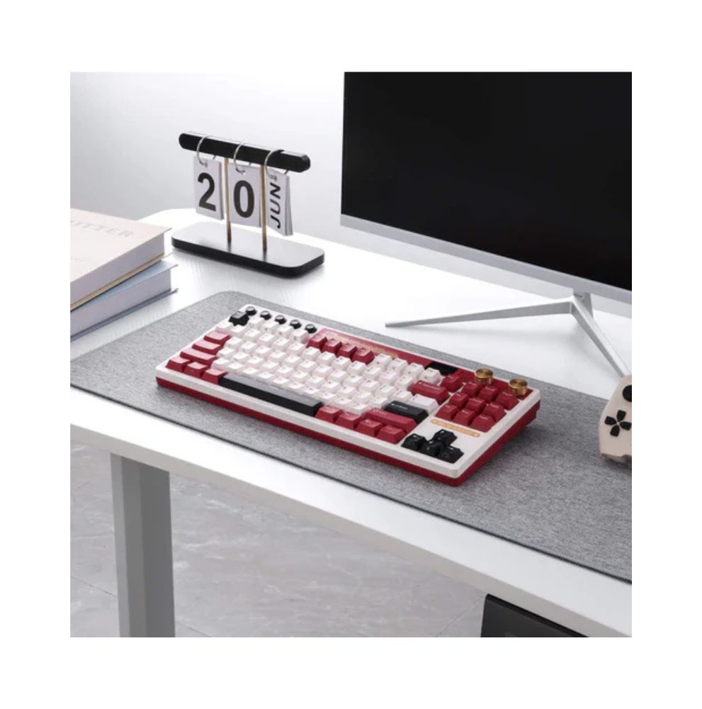 Royal Kludge RK M87 Famicom Tri-Mod RGB Hot-Swappable Mehanička Tastatura Cream Prekidač