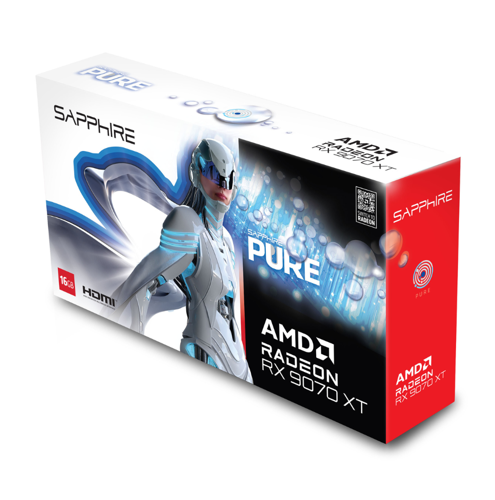 Sapphire RX 9070 XT PURE GAMING OC 16GB