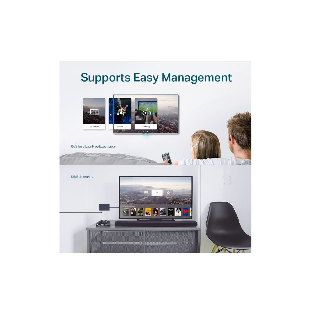 TP-LINK TL-SG105E 5xGBit Switch V5