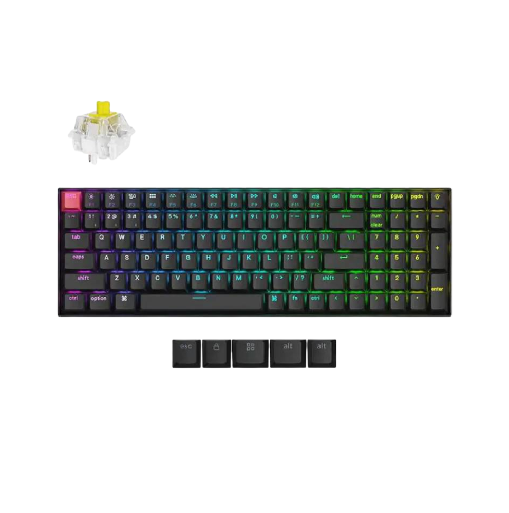 Tastatura Keychron K4X-B4 96% Banana switch RGB Black