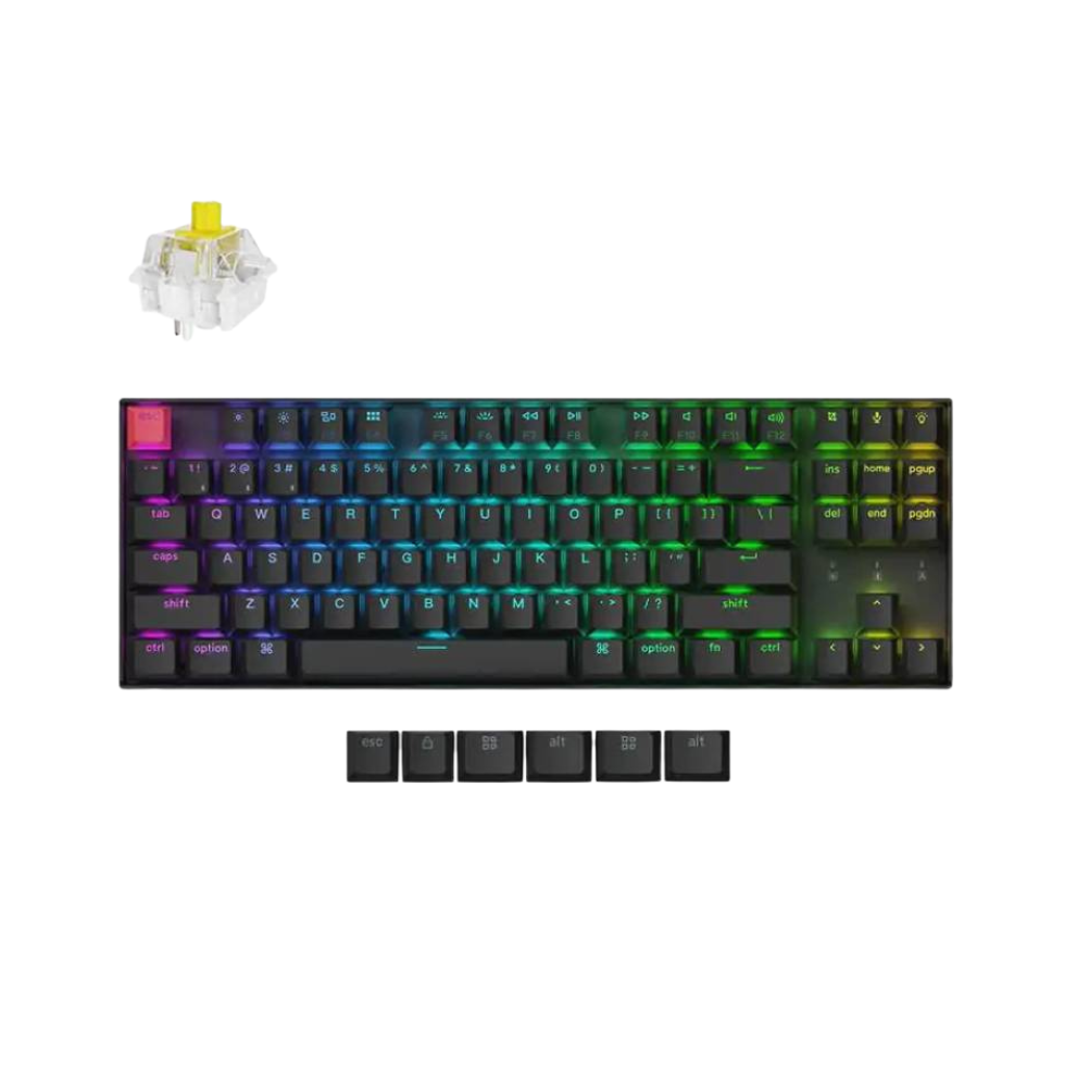 Tastatura Keychron K8X-B4 85% Banana switch RGB Black