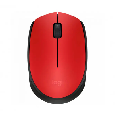 Logitech Mouse M171 Red/Black