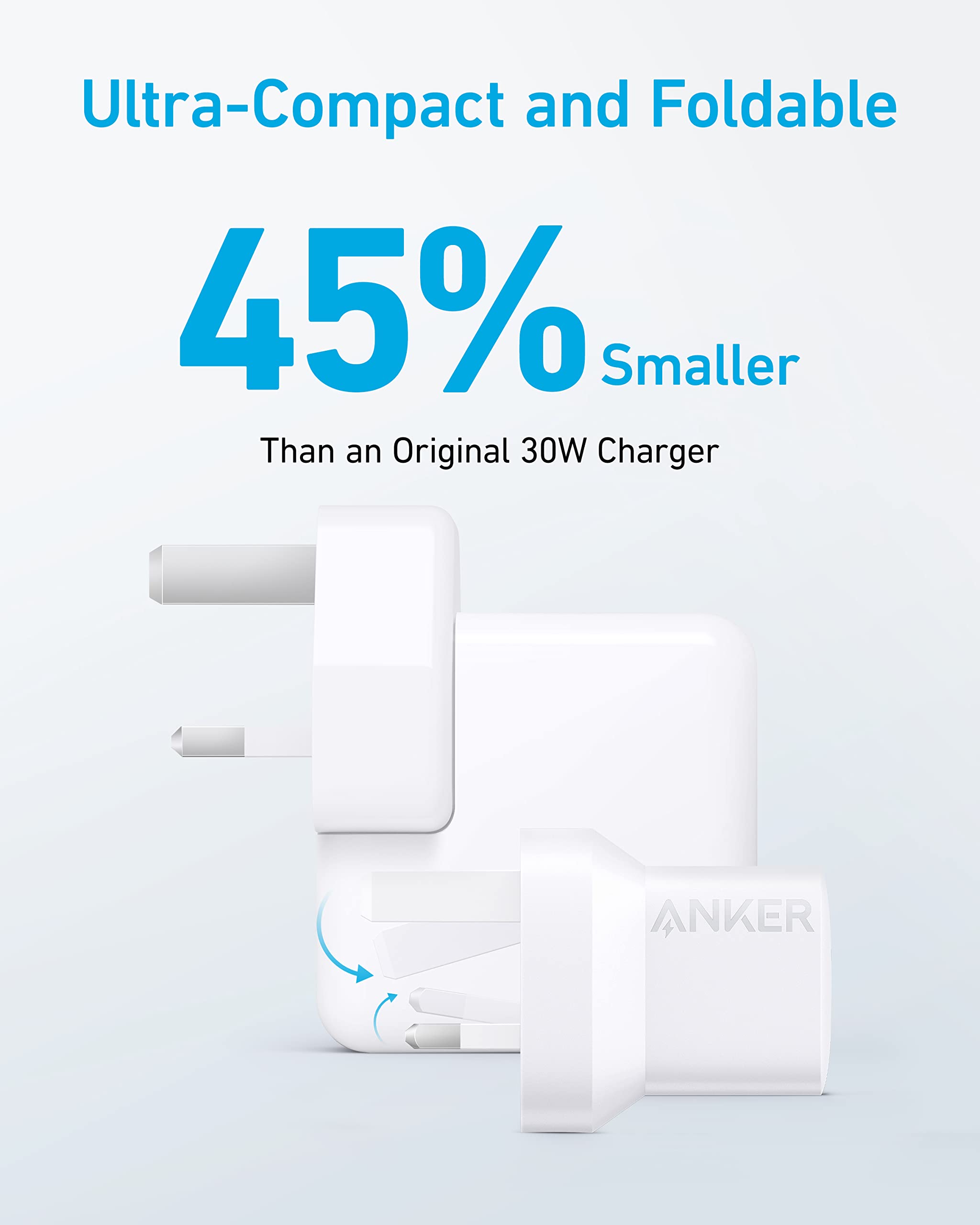 ANKER 323 33W punjač beli
