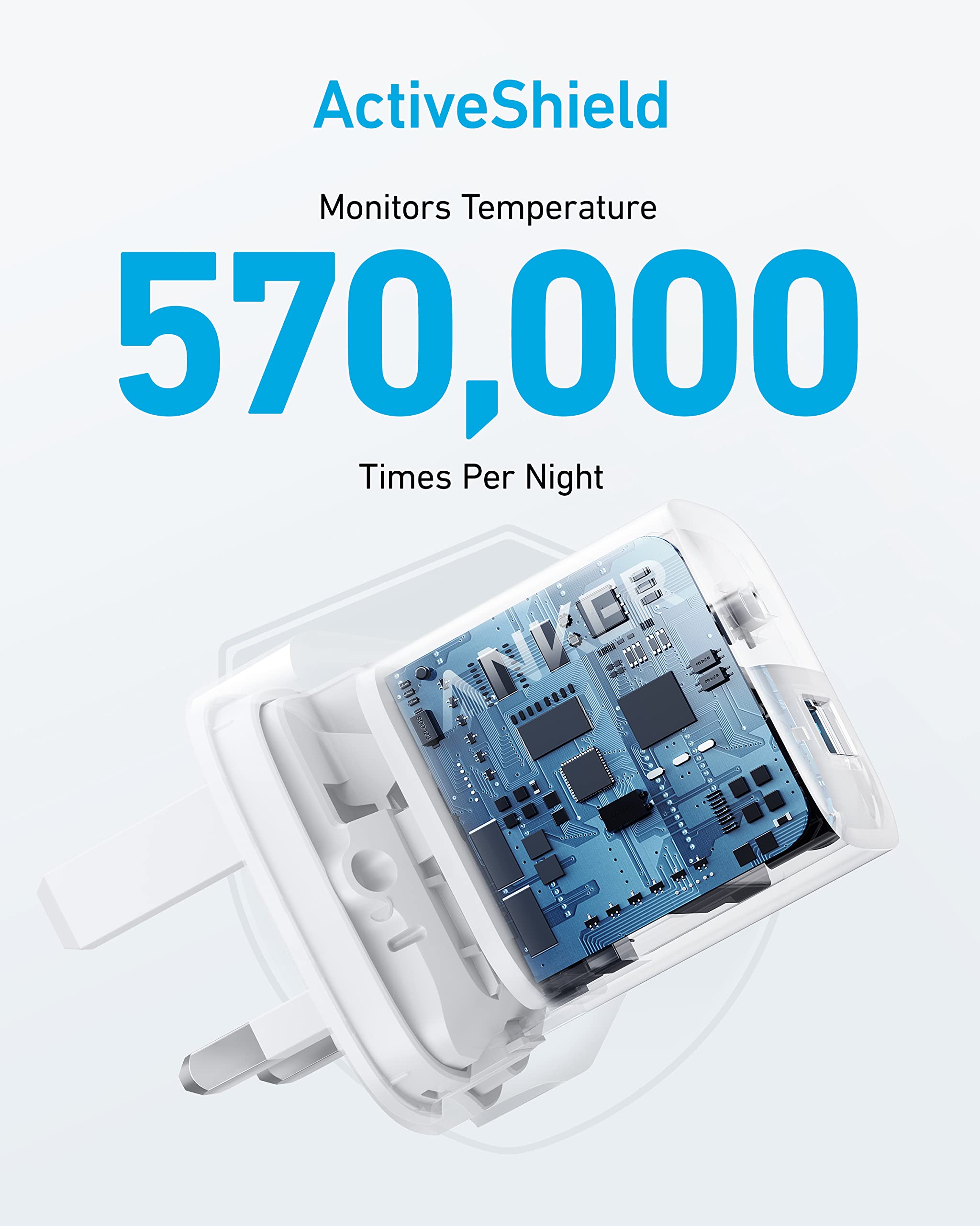 ANKER 323 33W punjač beli