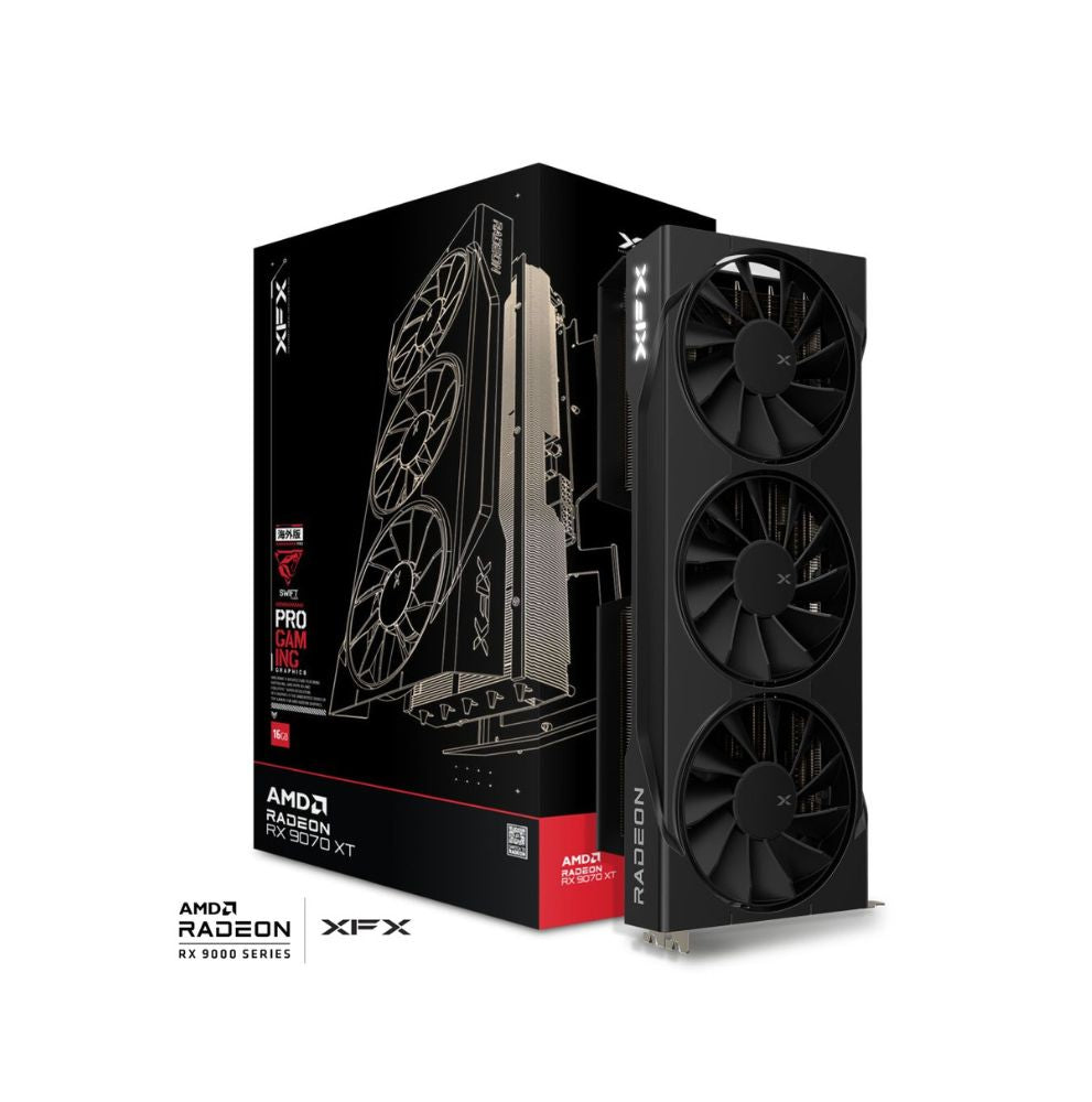 XFX Swift AMD Radeon RX 9070XT Triple Fan Gaming Edition