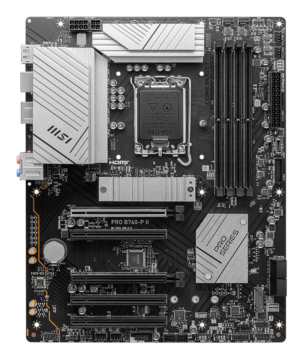 MSI PRO B760-P II motherboard Intel B760 LGA 1700 ATX
